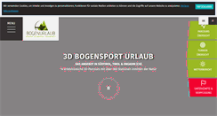 Desktop Screenshot of bogenurlaub.com